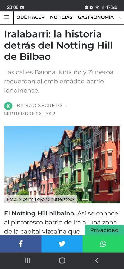 Apartamento Acogedor Bilbao Eksteriør billede